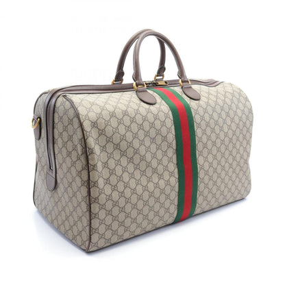 Gucci Gg Supreme Sherry Line Boston Bag