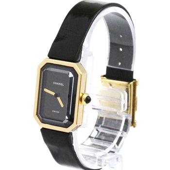 Chanel Premiere 18K Gold Leather Quartz