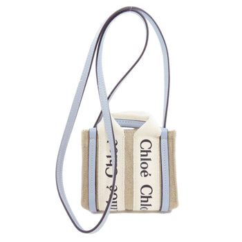 Chlo Chloe Woody Nano Handbag Canvas