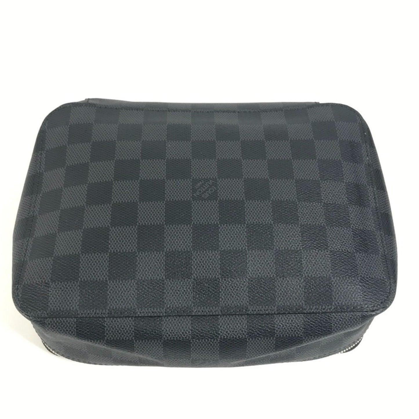 Louis Vuitton N40182 Damier Graphite Cube Langemont Mm Travel Case/Pouch In Canvas
