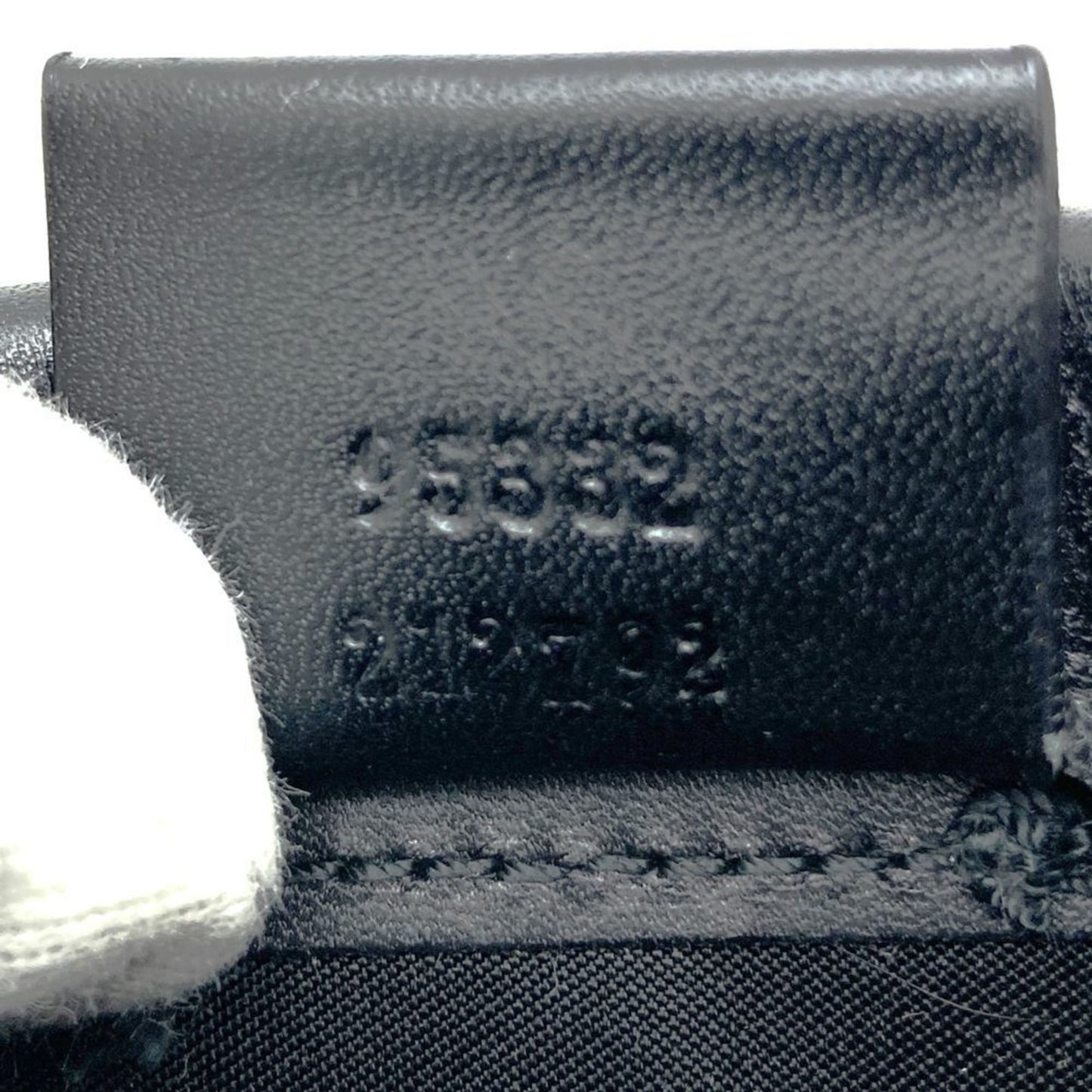 Gucci 95332 Shoulder Bag/Handbag In Beige/Black Canvas