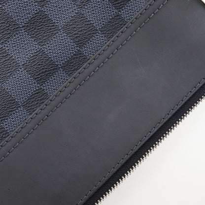 Louis Vuitton Louis Vuitton Greenwich Shoulder Bag N41348 X Damier Cobalt 2014 Black/Navy
