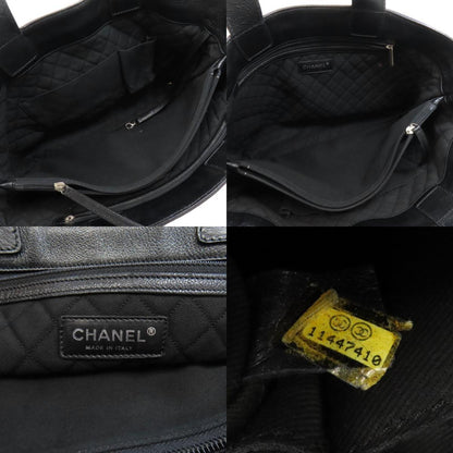 Chanel Coco Mark Punching Tote Bag Calfskin