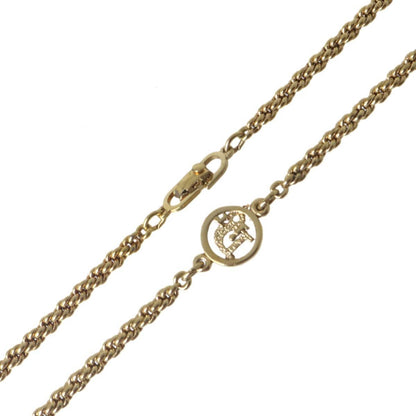 Christian Dior Design Chain Station Necklace