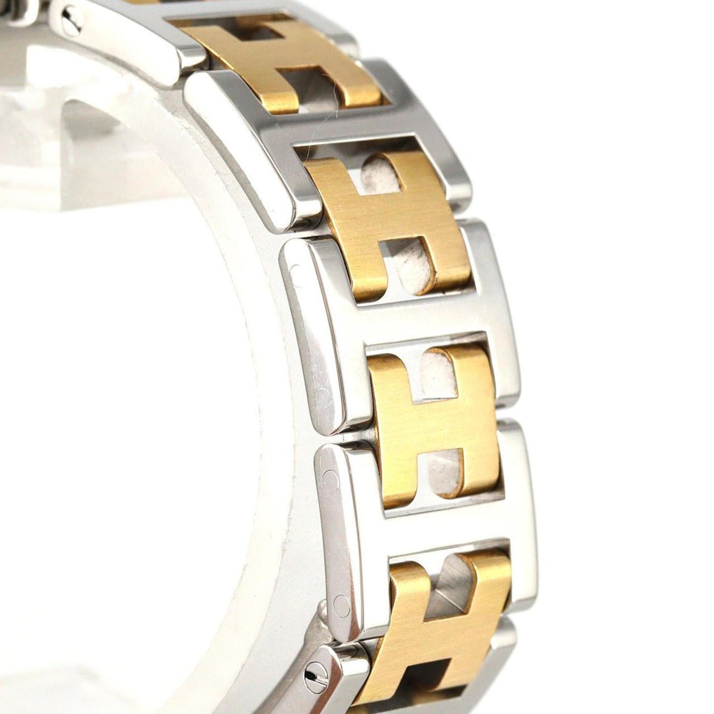 Herms Clipper Two-Tone Cl4.220 Ssxgp Quartz Watch