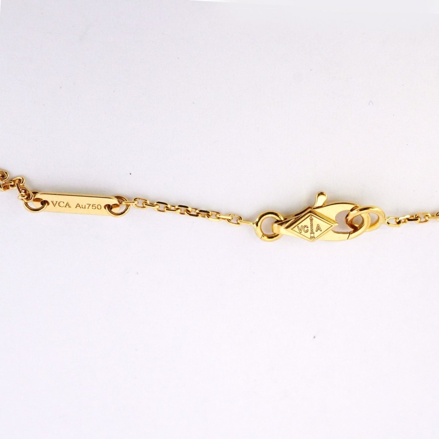 Van Cleef & Arpels Frivole Mini 1Pd Necklace In 18Kyg Yellow Gold