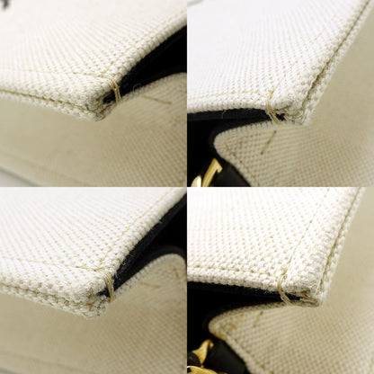 Givenchy G Tote Small Bb50Ueb1Dr-255 Handbag Cotton X Linen Calf Beige Black 352241