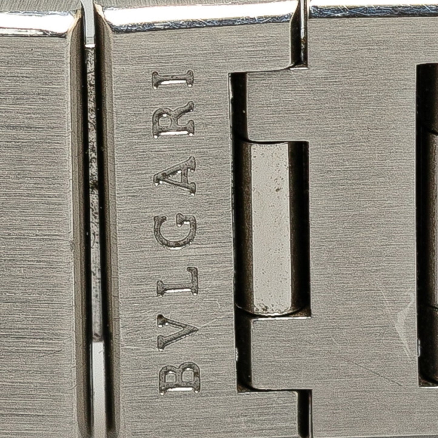 Bvlgari Watch Bb30Ss Quartz Black Dial Stainless Steel