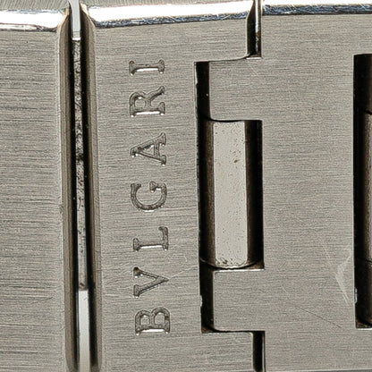 Bvlgari Watch Bb30Ss Quartz Black Dial Stainless Steel