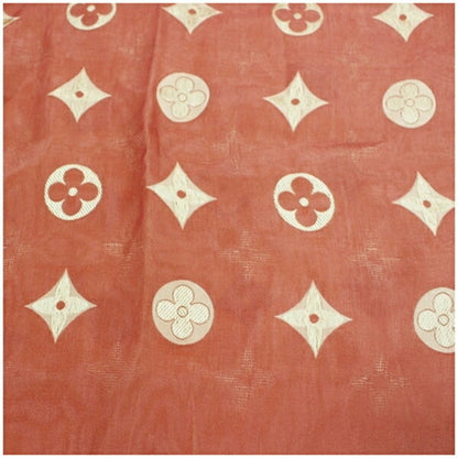 Louis Vuitton Acetate Silk Stole Scarf Muffler Rectangular Reversible Louis Vuitton