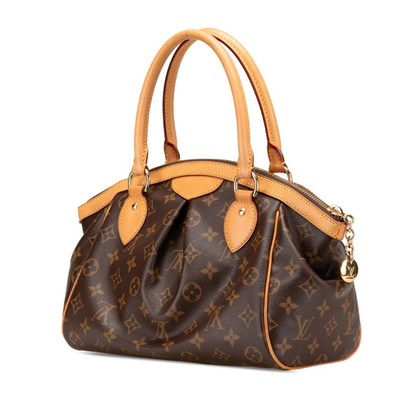 Louis Vuitton Monogram Tivoli Pm Handbag M40143 Brown Leather