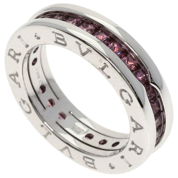 Bvlgari B-Zero1 1-Band Garnet #47 Ring In 18K White Gold