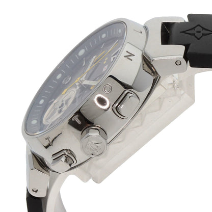 Louis Vuitton Q132G Tambour Lovely Cup Watch In Stainless Steel/Rubber