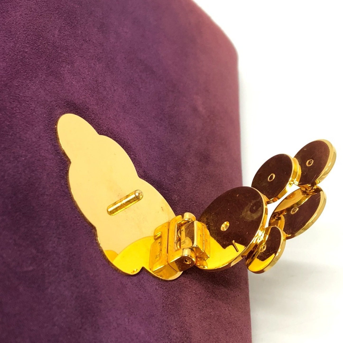 Bvlgari Bvlgari Bag Logo Flap Clutch Suede