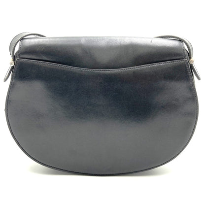 Christian Dior Dior Old Shoulder Bag Leather Black
