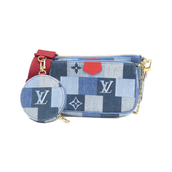 Louis Vuitton Denim Monogram Multi Pochette Accessoires M44990 Shoulder Bag