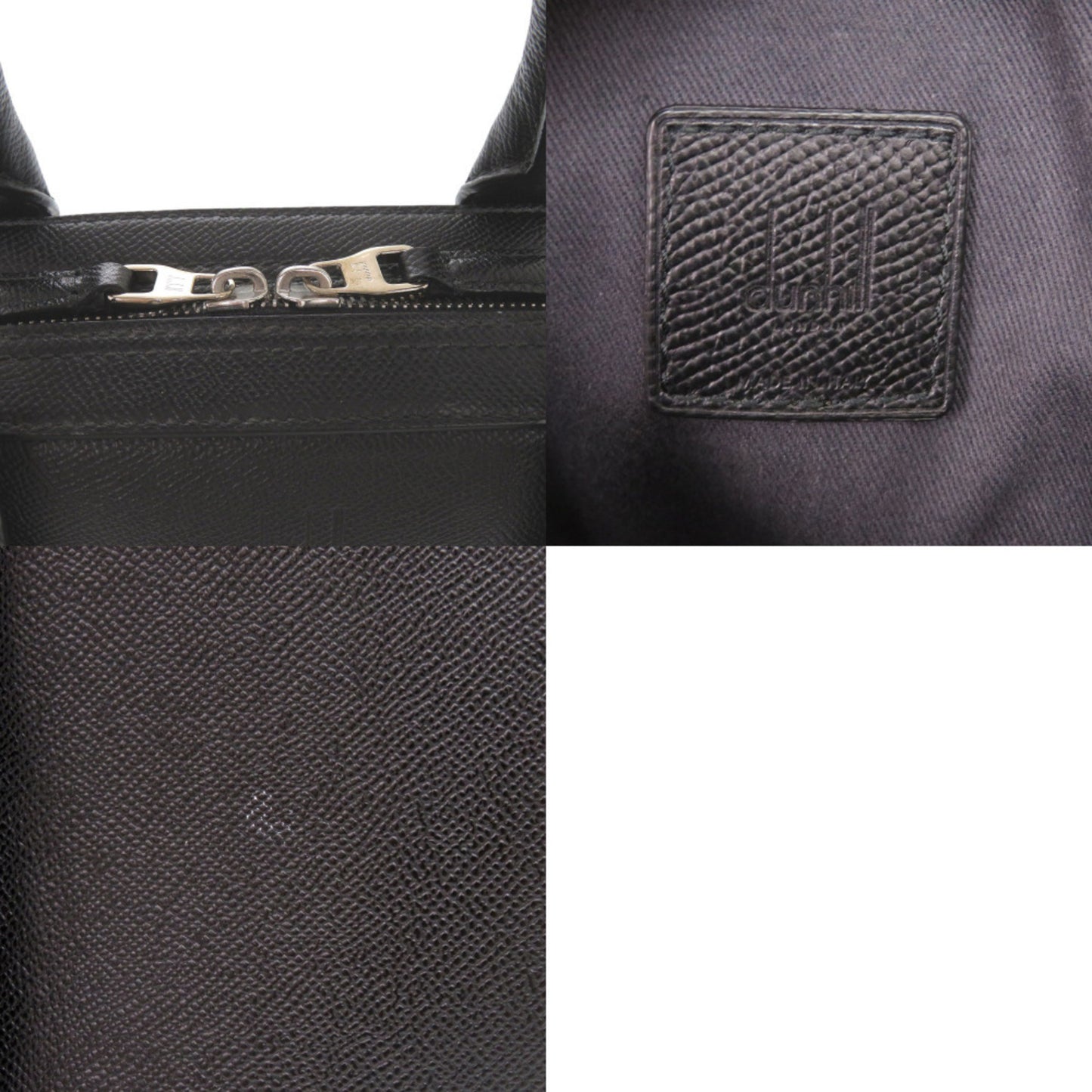 Dunhill 2-Way Leather Black Shoulder Bag/Business Bag
