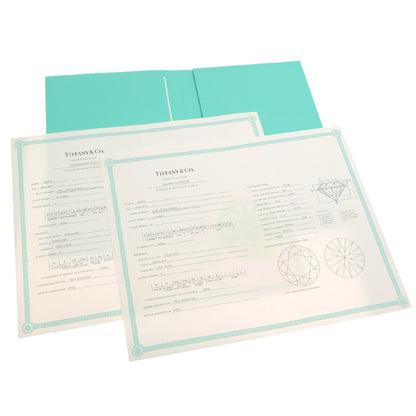 Tiffany Solitaire 0.21Ct X2 Diamond Stud Earrings