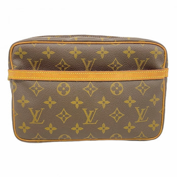 Louis Vuitton Monogram Compigne 23 Clutch Bag M51847 Brown