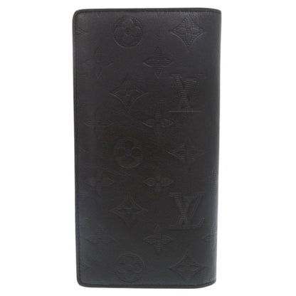 Louis Vuitton Portefeuille Brazza Monogram Shadow M62900 Ic Chip Noir Long Wallet 1713Louis Vuitton