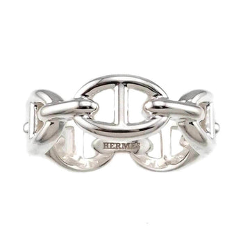 Hermes Herms Chaine D'Ancre Enchaine Pm #54 Ring
