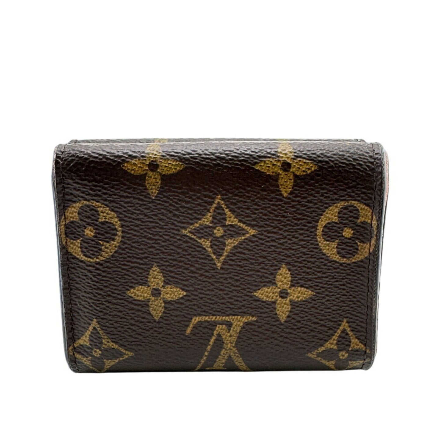 Louis Vuitton M81665 Portefeuille Celeste Compact Wallet Monogram Trifold Brown
