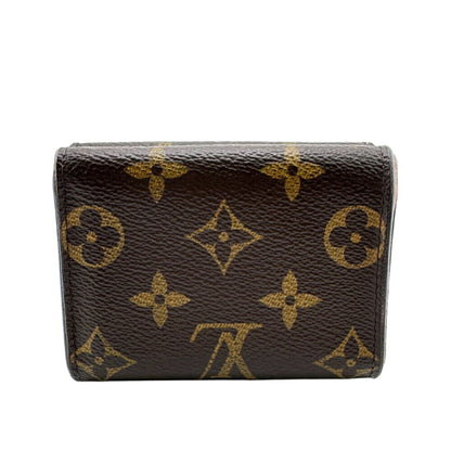 Louis Vuitton M81665 Portefeuille Celeste Compact Wallet Monogram Trifold Brown