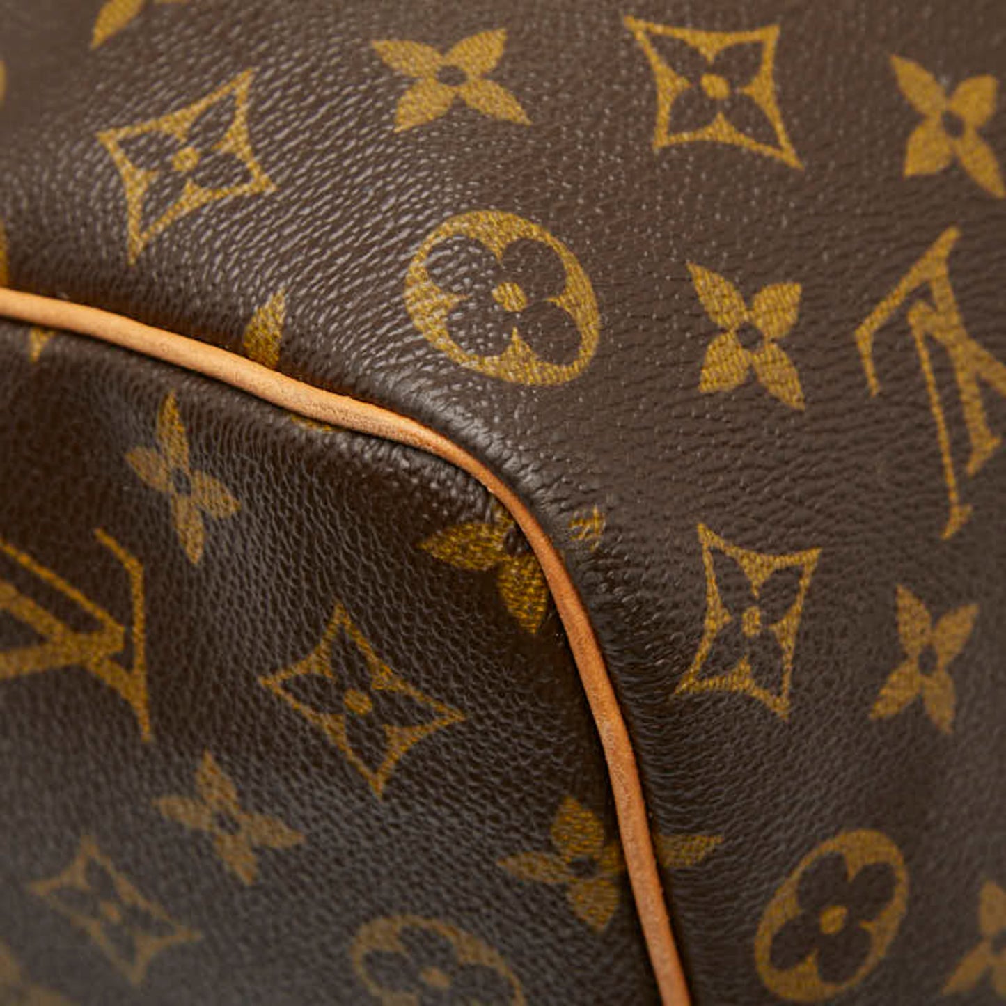 Louis Vuitton Monogram Keepall 50 Boston Bag M41426 Brown Leather