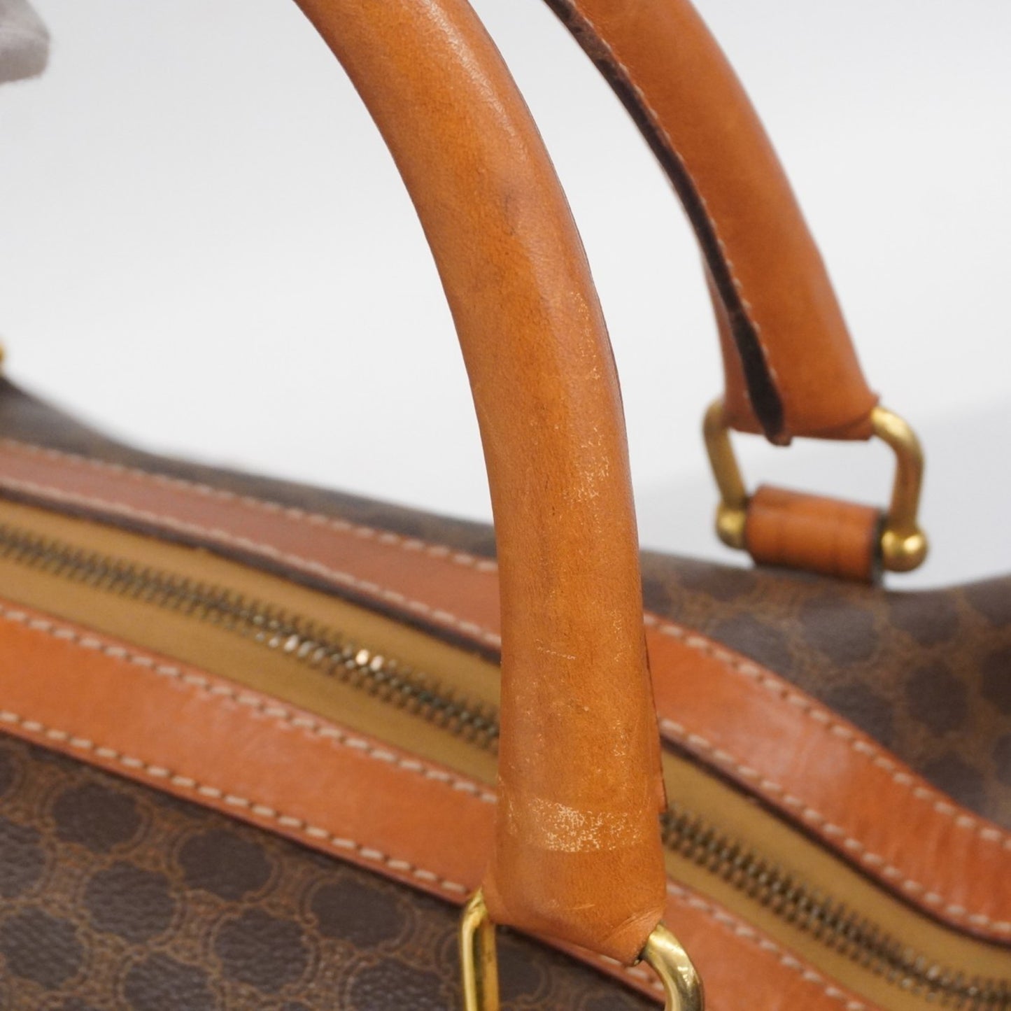 Celine Boston Bag Macadam Brown