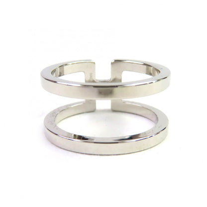Hermes H. En Long Palladium Scarf Ring