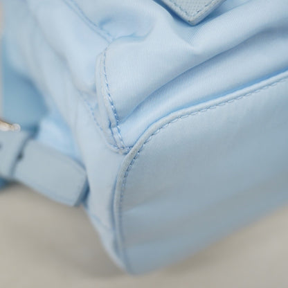 Prada Tessuto Backpack In Sky Blue Nylon