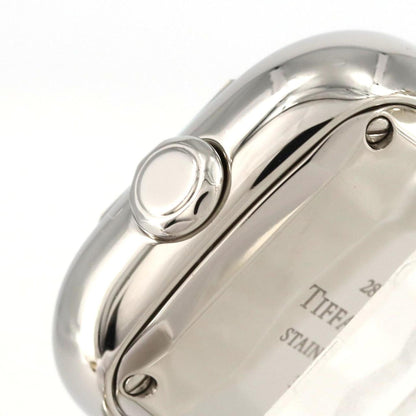 Tiffany Hardware Lug D Bracelet Large Size 73331277 Stainless Steel Quartz Watch