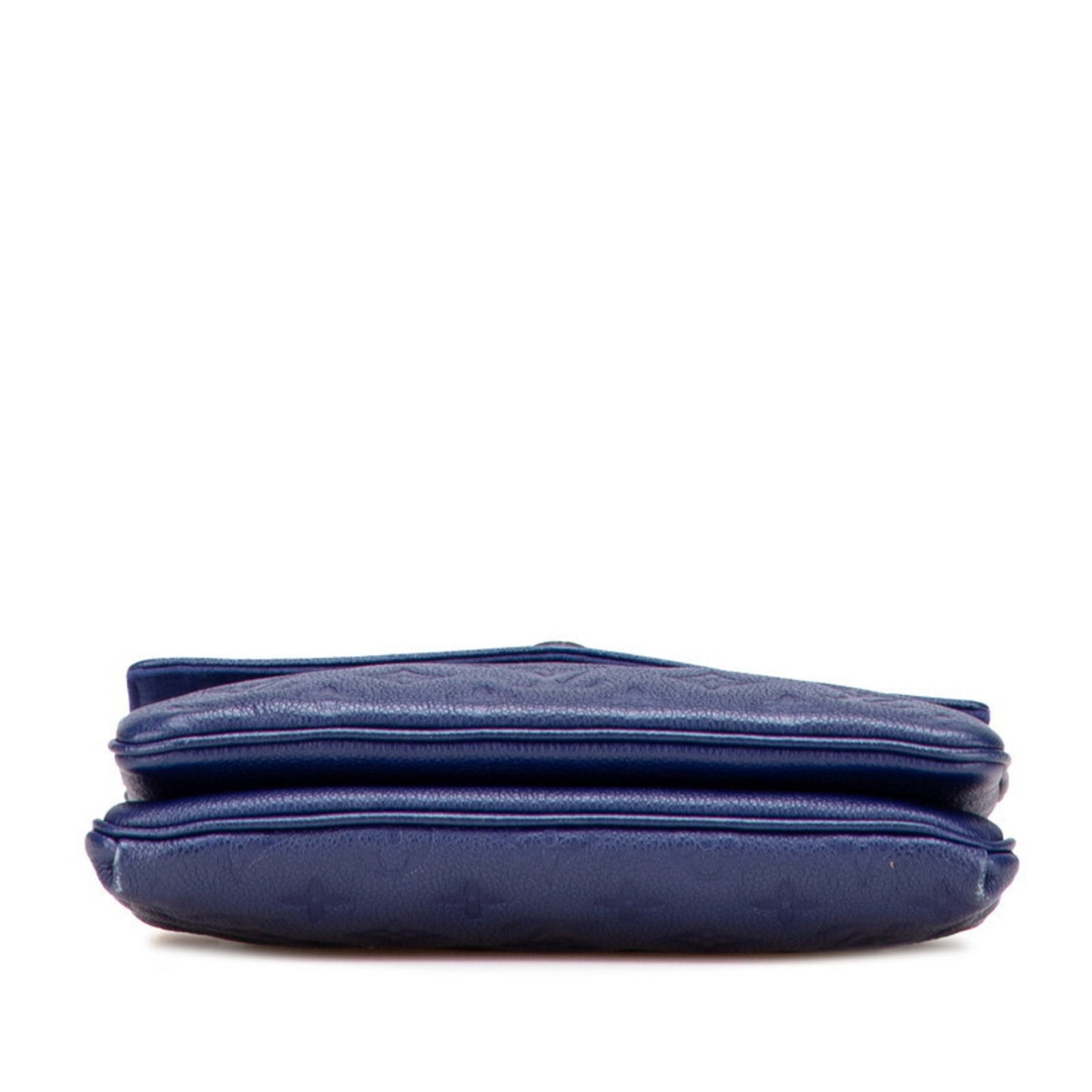 Louis Vuitton Monogram Empreinte Twice Shoulder Bag M50262 Blue Leather