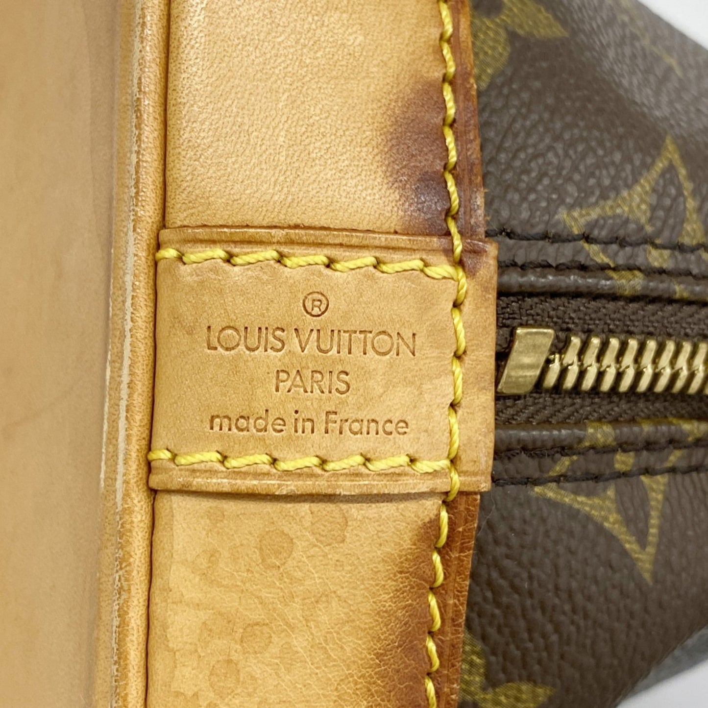 Louis Vuitton Monogram Alma Handbag M51130 Brown