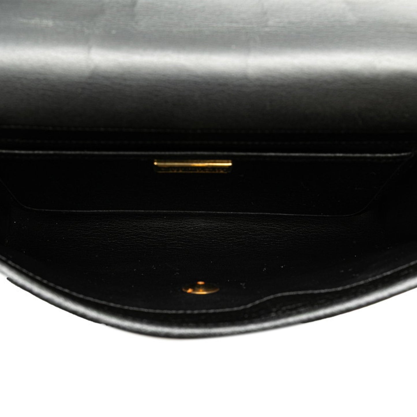 Christian Dior Dior Cd Logo Shoulder Bag In Black Leather