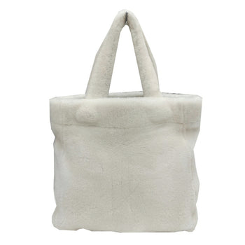 Prada Lettering Terry Tote Bag 1Bg374 White/Black Shoulder Bag/Handbag/Tote