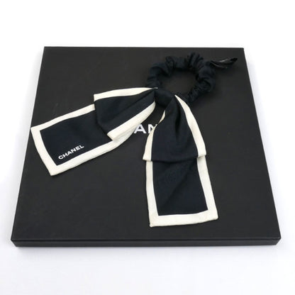 Chanel Silk Ribbon Scrunchie Hair Aa7530