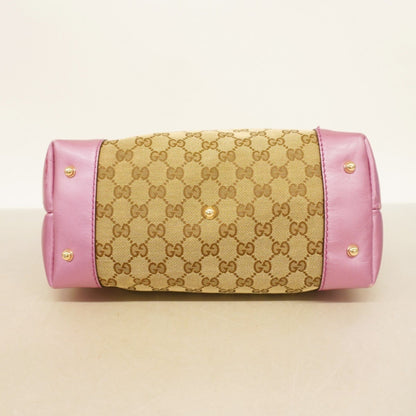 Gucci Gg Canvas Bamboo Tote Bag 269957
