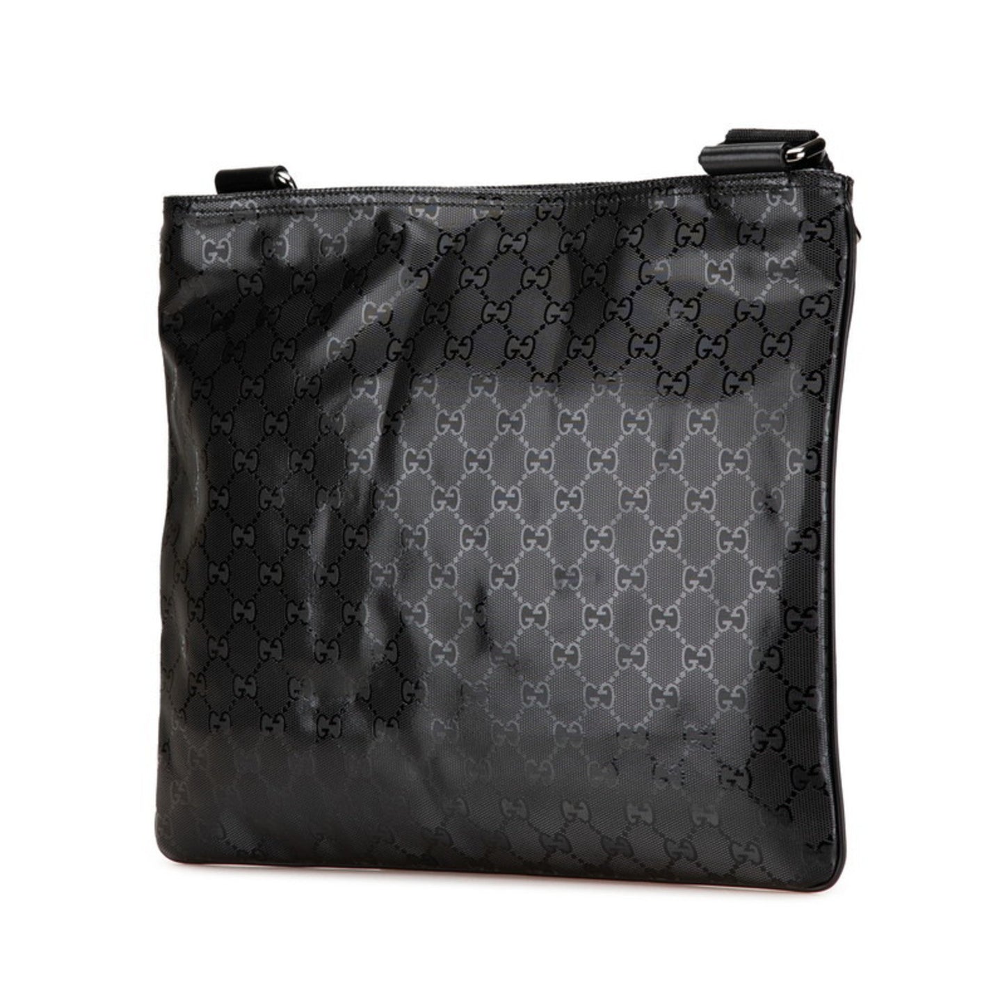 Gucci Gg Imprime Shoulder Bag 201446 Moss Green Pvc Leather