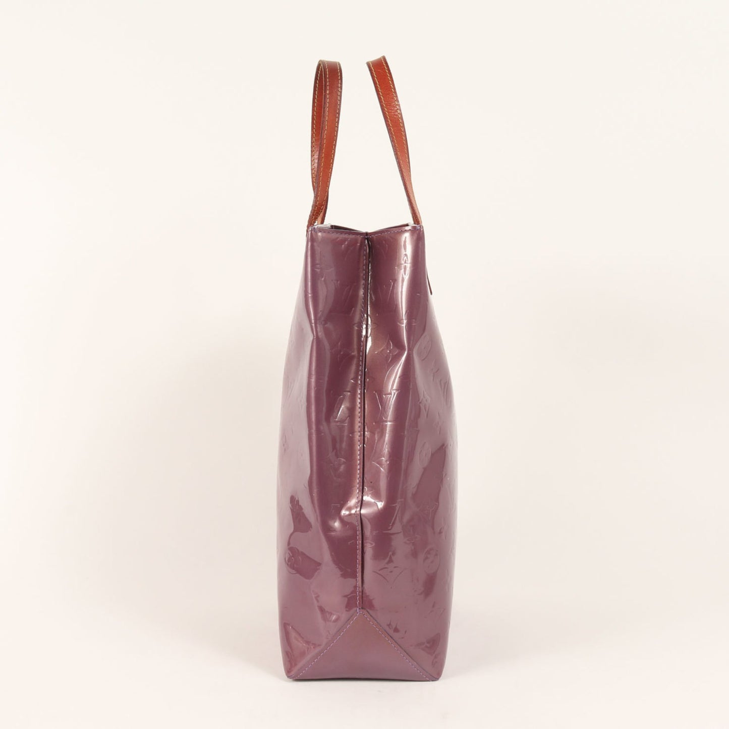 Louis Vuitton Monogram Vernis Reed Mm Tote Bag