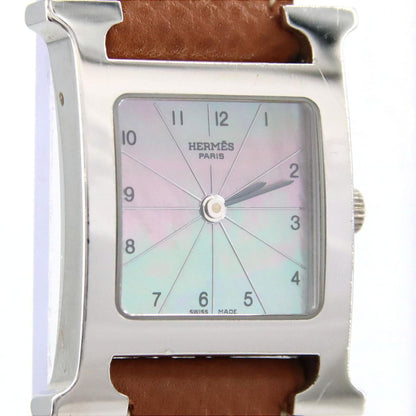 Herms H Watch Hh1.210 Ss Quartz Wristwatch
