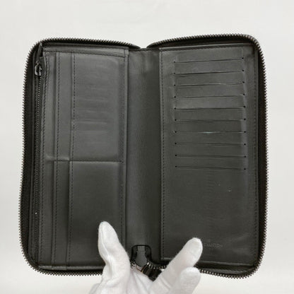 Louis Vuitton Monogram Shadow Zippy Wallet Vertical M62902 Black