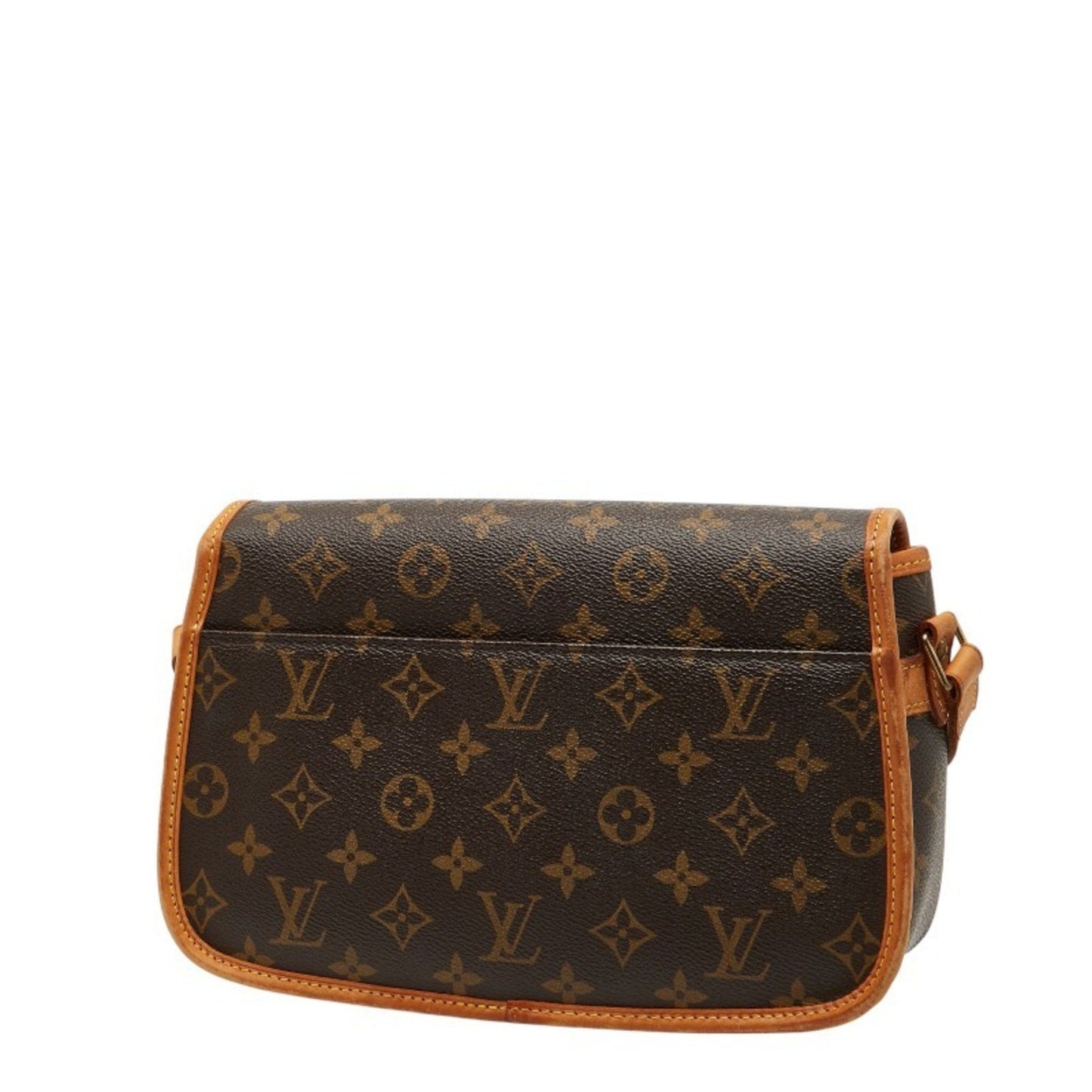 Louis Vuitton Monogram Sologne Crossbody Shoulder Bag M42250 Brown Leather