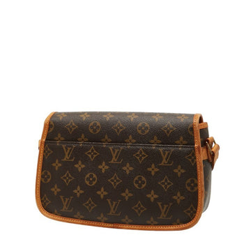 Louis Vuitton Monogram Sologne Crossbody Shoulder Bag M42250 Brown Leather