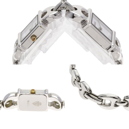 Gucci 1800L Square Face Watch Stainless Steel/Ss