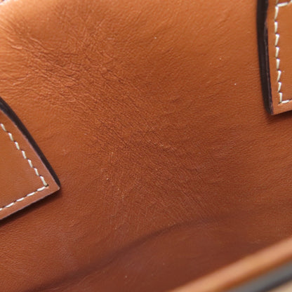 Celine Vertical Cabas Handbag Canvas Leather