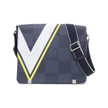 Louis Vuitton Damier Cobalt Latitude (America'S Cup) District Mm N44004 Shoulder Bag