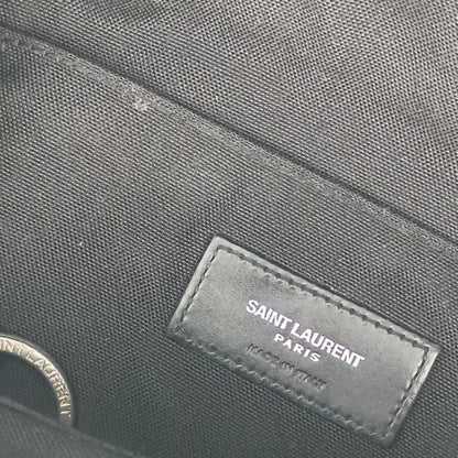 Yves Saint Laurent Saint Laurent Paris Saint Laurent Paris Waist Bag City Belt 505973 Black Canvas