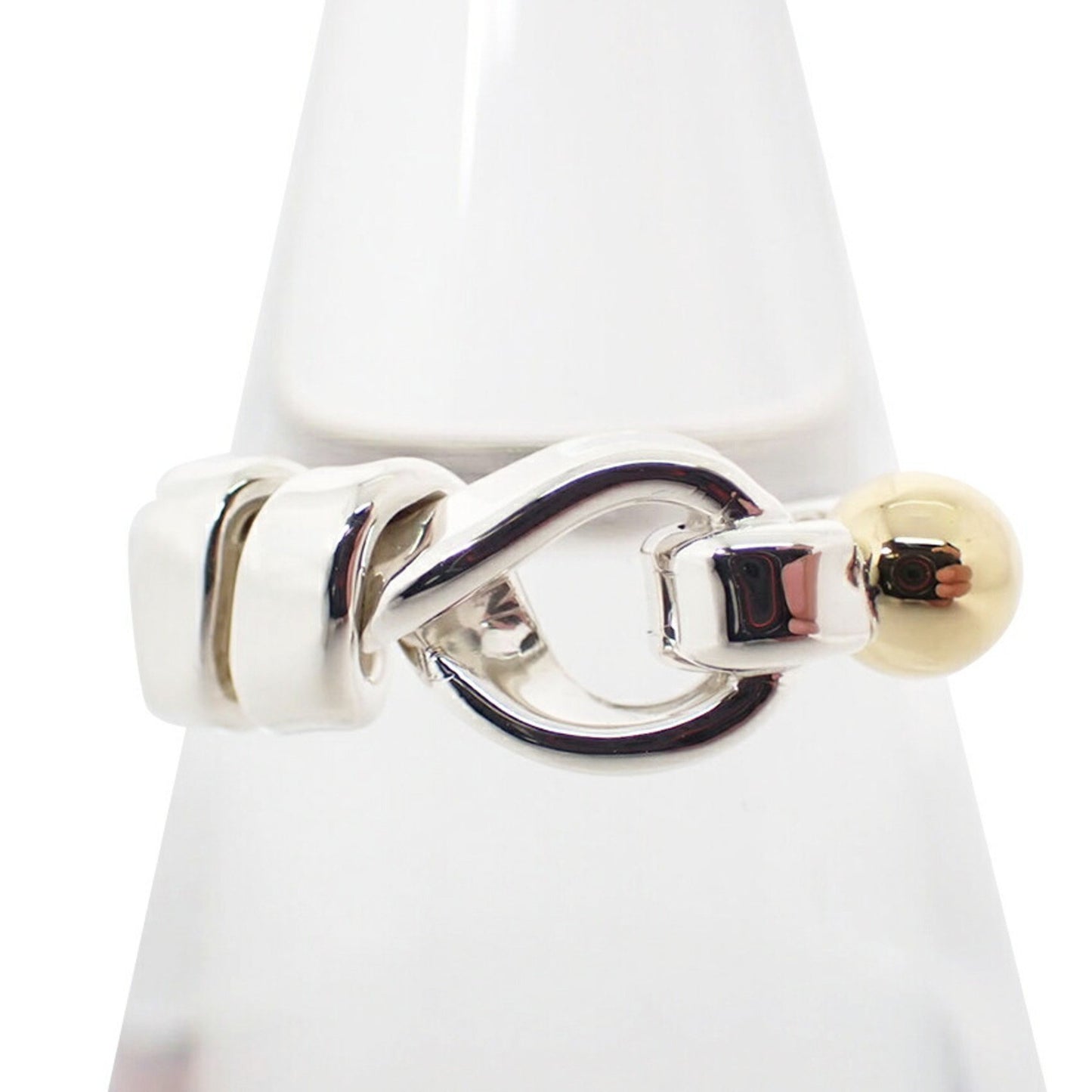 Tiffany 925 750 Hook & Eye Ring