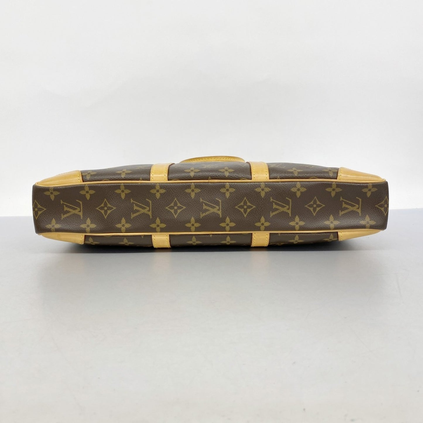 Louis Vuitton Monogram Porte-Document Voyage Bag M53361 Brown